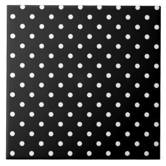 Carreau Pois noir et blanc