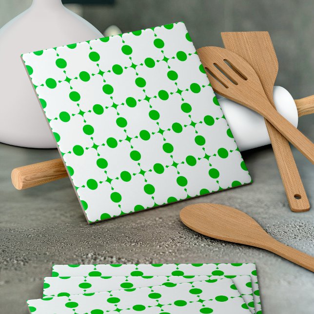 Carreau Pois verts, Motif à points Polka, points, pointill (Créateur téléchargé)