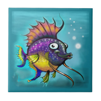 Carreau Poisson arc-en-ciel