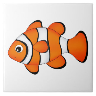 Carreau poisson clown mignon