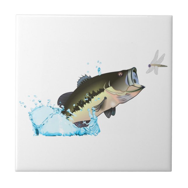 Carreau Poisson de basse après Dragonfly (Devant)