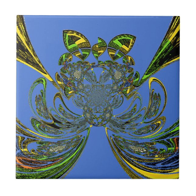 Carreau Poisson de plumes (Devant)