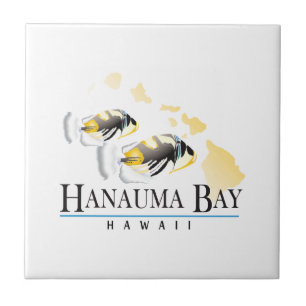 Carreau Poissons d'état d'Hawaï - Humuhumunukunukuapua'a