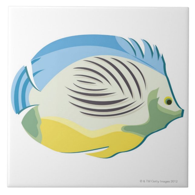 Carreau Poissons tropicaux 2 (Devant)