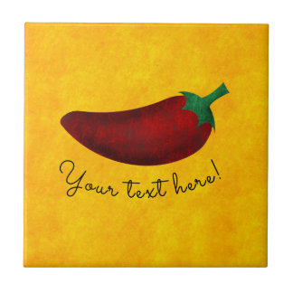 Carreau Poivre de piment chaud épicé de sud-ouest