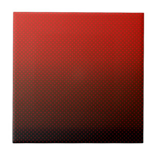 Carreau Polka dot dégradé couleur rouge noir foncé