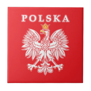 Carreau Polska Avec Aigle Rouge Polonais