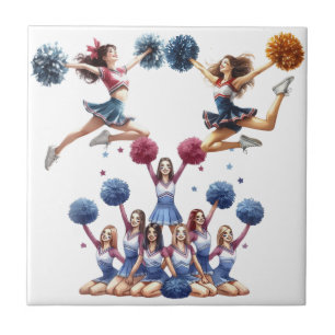 Carreau Pom-pom girl