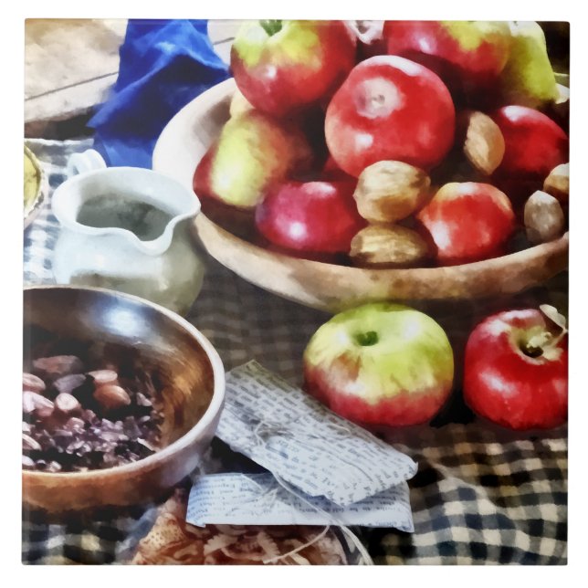Carreau Pommes Et Noix (Devant)