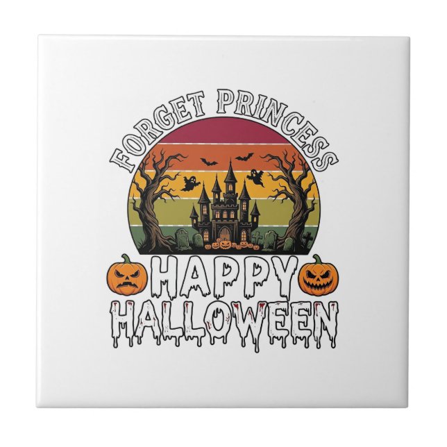 Carreau Pompe Forget Princess Happy Halloween Haunted Hous (Devant)