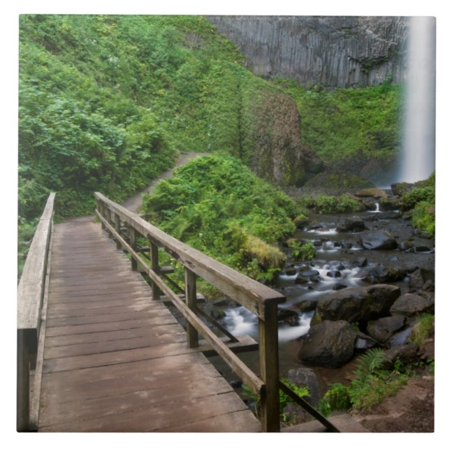 Carreau Pont à Latourell Falls, Columbia River Gorge, (Devant)