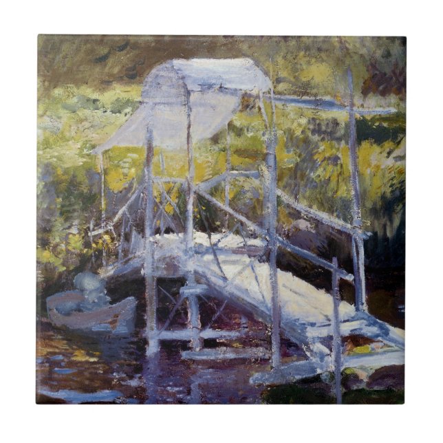 Carreau Pont blanc par John Twachtman (Devant)