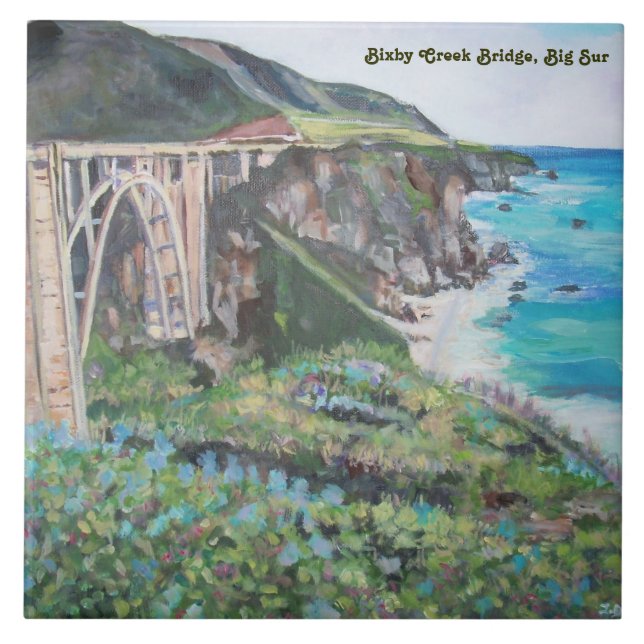 Carreau Pont de Bixby - grande (6" X 6") tuile en (Devant)