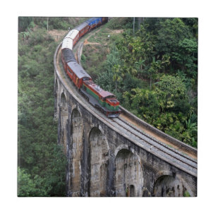 Carreau Pont de passage des trains sur les hautes terres d