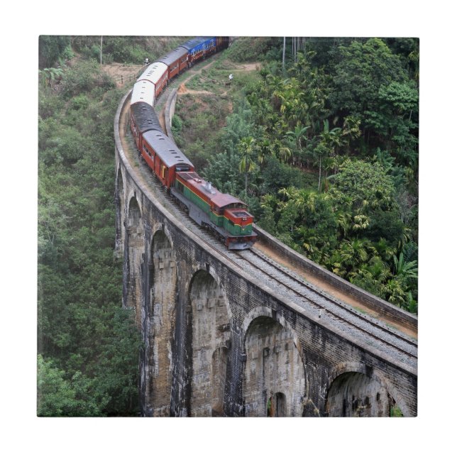 Carreau Pont de passage des trains sur les hautes terres d (Devant)