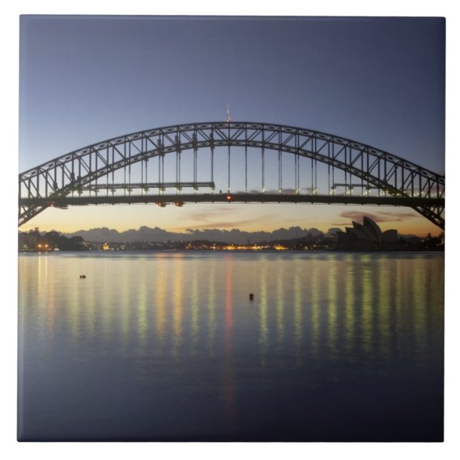 Carreau Pont de Sydney Harbour et Opéra de Sydney à (Devant)
