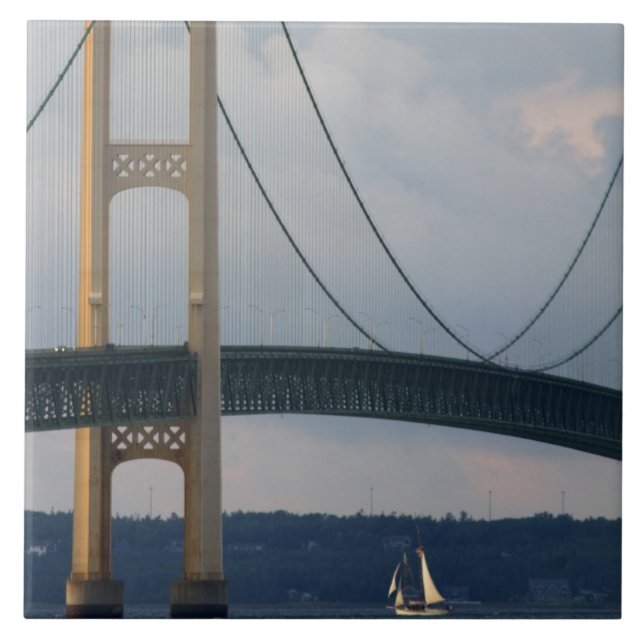 Carreau Pont Mackinac, Michigan, USA (Devant)
