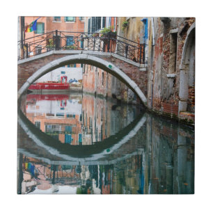 Carreau Pont sur le canal de Venise