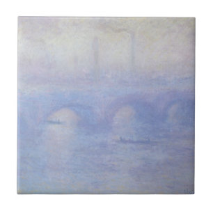 Carreau Pont Waterloo, effet Mist par Claude Monet