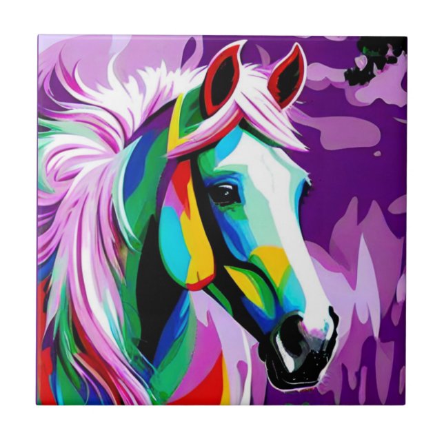 Carreau Pony coloré (Devant)