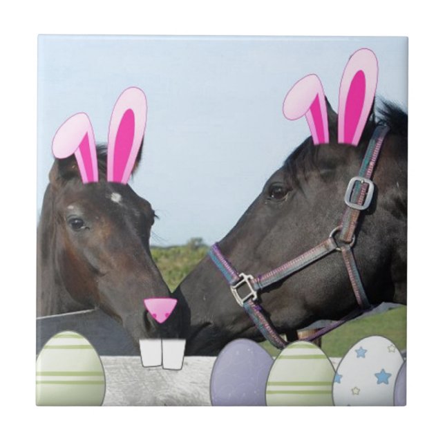 Carreau Pony de Pâques et cheval (Devant)