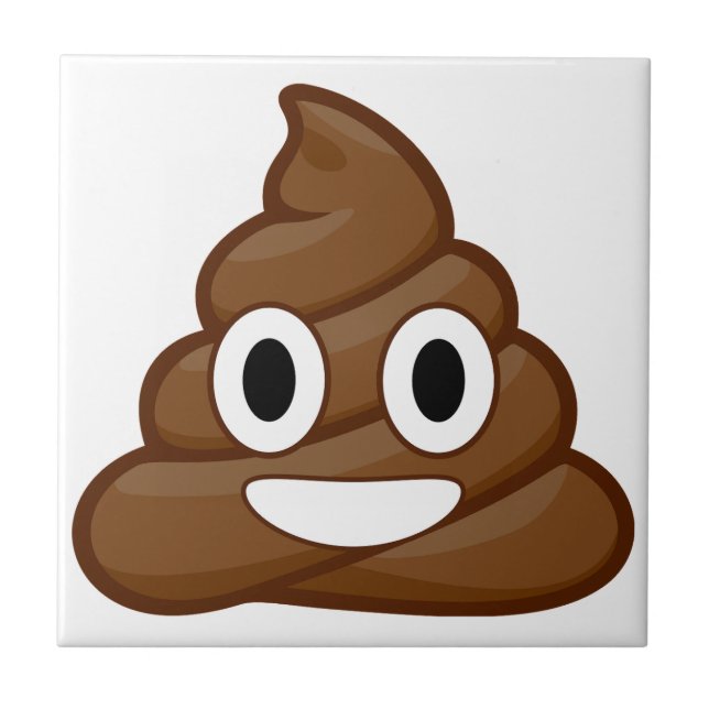 Carreau poop emoji (Devant)