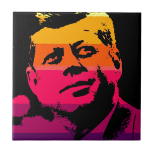 Carreau Pop Art Jack JFK John F. Kennedy