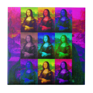 Carreau Pop Art Mona Lisa