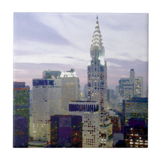 Carreau Pop Art Oil Paint Effet New York