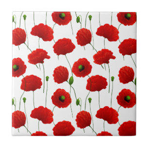 Carreau Poppies