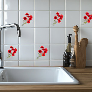 Carreau Poppy sauvage