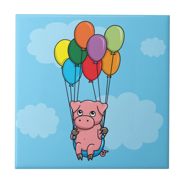 Carreau Porc de ballon de vol (Devant)