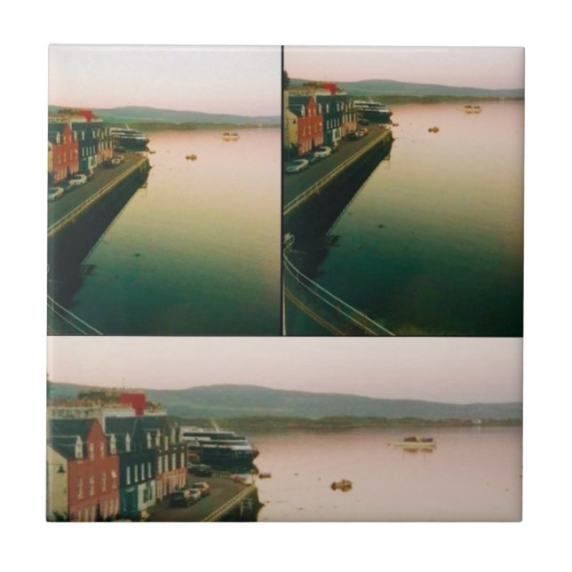 Carreau Port de Tobermory, île de Mull, Écosse (Devant)