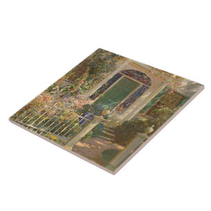 Carreau Porte de Portsmouth vintage Abbott Fuller Graves P