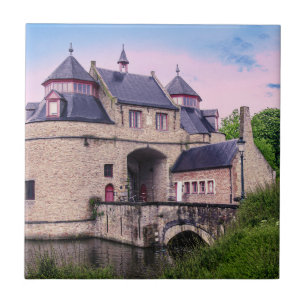 Carreau Porte historique de la ville à Bruges