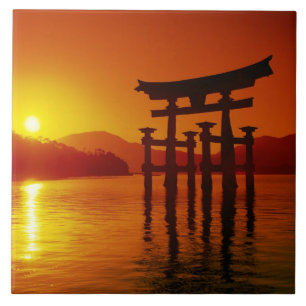 Carreau Porte O-Torii, sanctuaire Itsukushima, Miyajima,