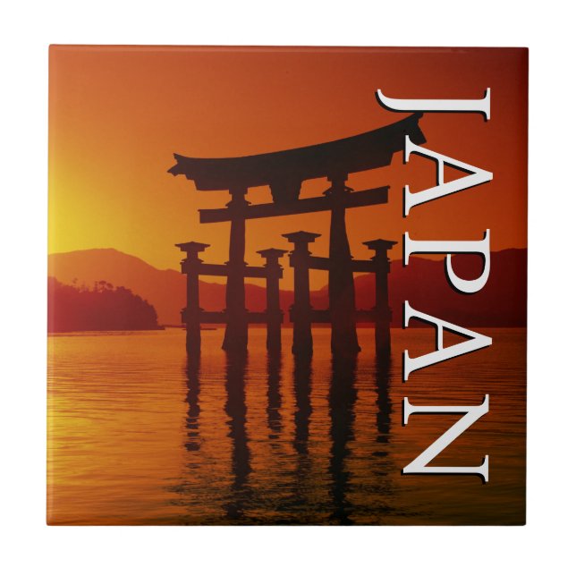 Carreau Porte O-Torii, Sanctuaire Itsukushima | Miyajima,  (Devant)