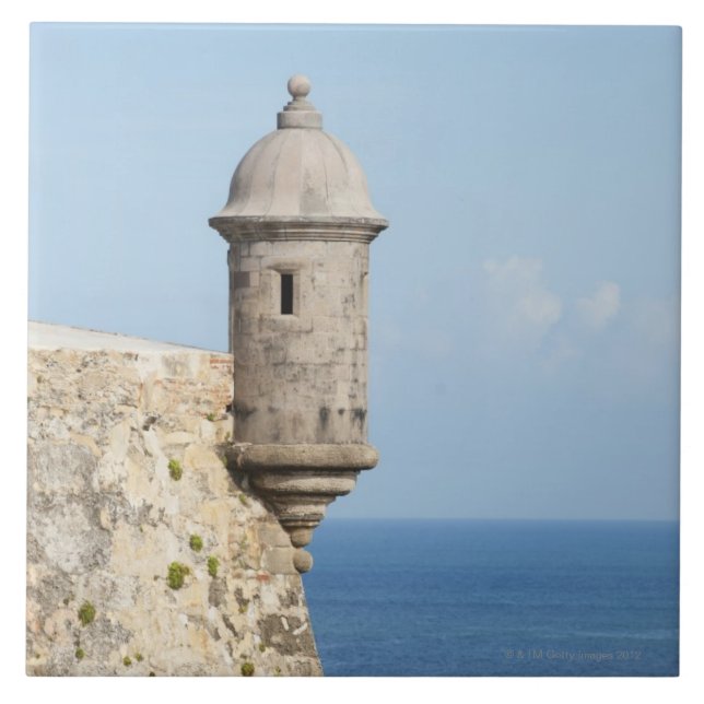 Carreau Porto Rico, vieux San Juan, section d'EL Morro (Devant)