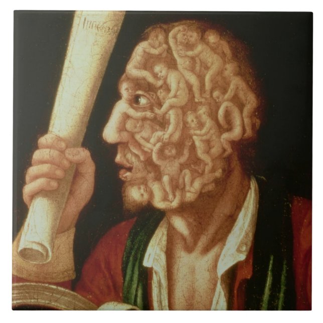 Carreau Portrait d'Adam (huile) (Devant)