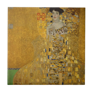 Carreau Portrait d'Adele Bloch-Bauer I par Gustav Klimt