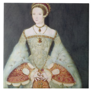 Carreau Portrait de Catherine Parr (1512-48), 1545