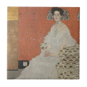 Carreau Portrait de Fritza Riedler par Gustav Klimt