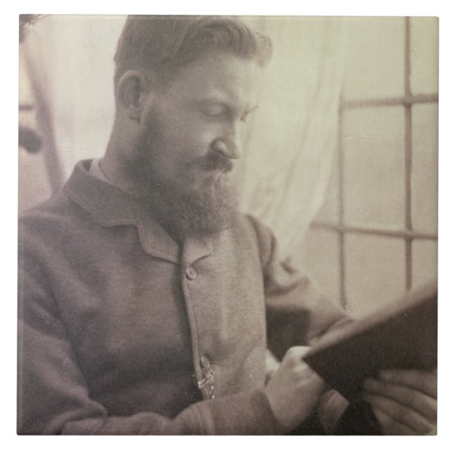 Carreau Portrait de George Bernard Shaw (1856-1950) comme (Devant)