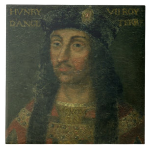 Carreau Portrait de Henry VII (1457-1509) (huile sur le