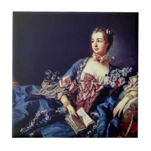 Carreau Portrait de Madame de Pompadour