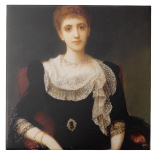 Carreau Portrait de Madame (huile sur la toile) 2