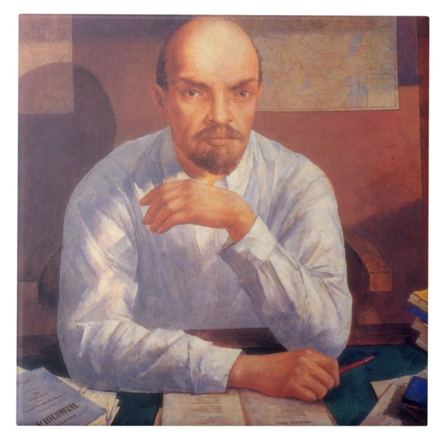 Carreau Portrait de Vladimir Lénine (Devant)