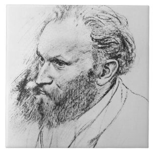 Carreau Portrait d'Edgar Degas   d'Edouard Manet