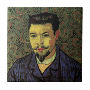 Carreau Portrait du Docteur Felix Rey par Vincent van Gogh
