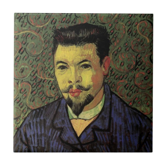 Carreau Portrait du Docteur Felix Rey par Vincent van Gogh (Devant)